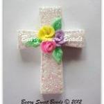 Easter Cross With Roses No Holes