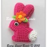 Fluffy Pink Bunny (no Holes)