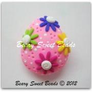 Easter Egg Bright Flowers